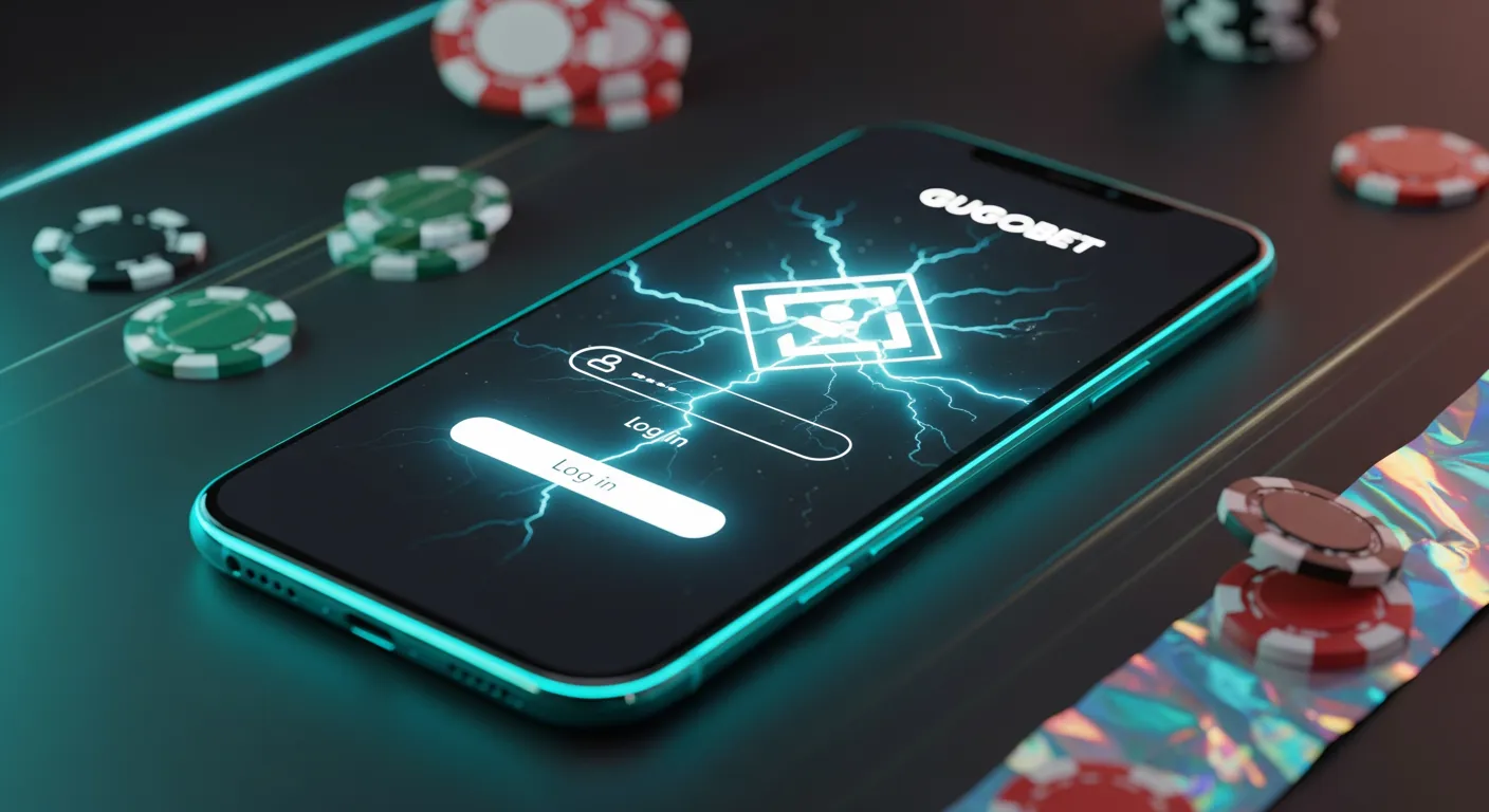 Gugobet app login help screen concept with secure sign-in and OTP verification